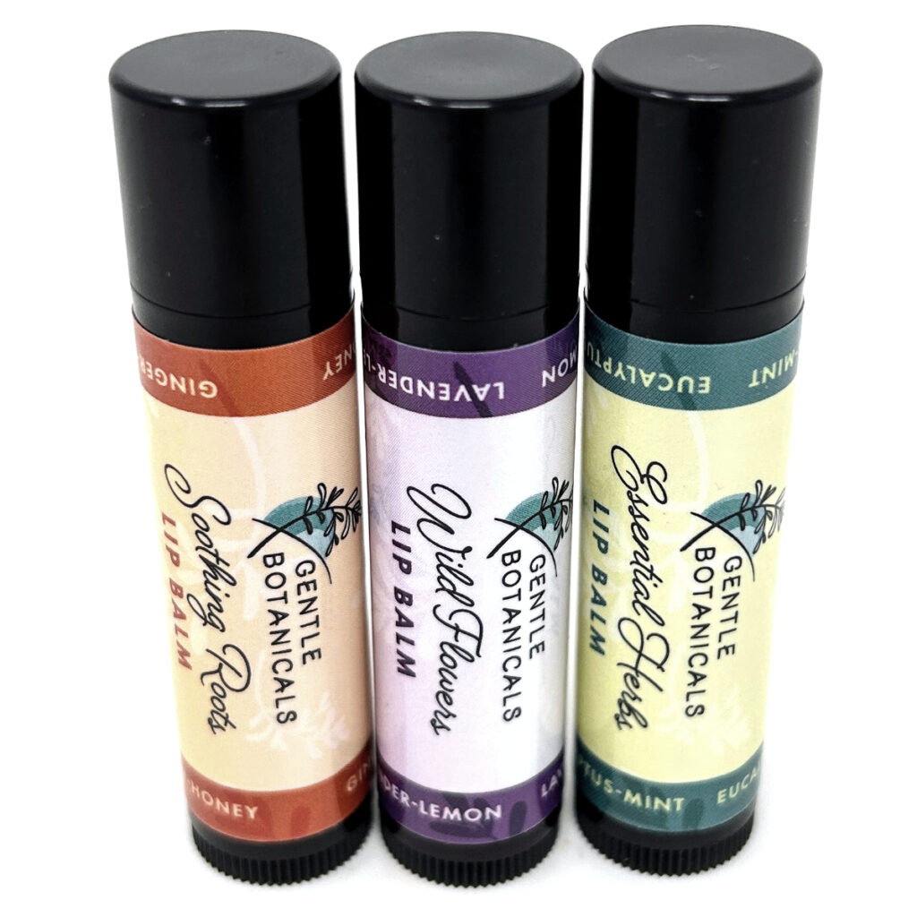 Gentle Botanicals Lip Balm Trio